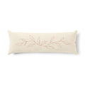 Single Line Botanical Sketch Body Pillow – Minimalist Line Art Long Pillow for Bed & Sofa