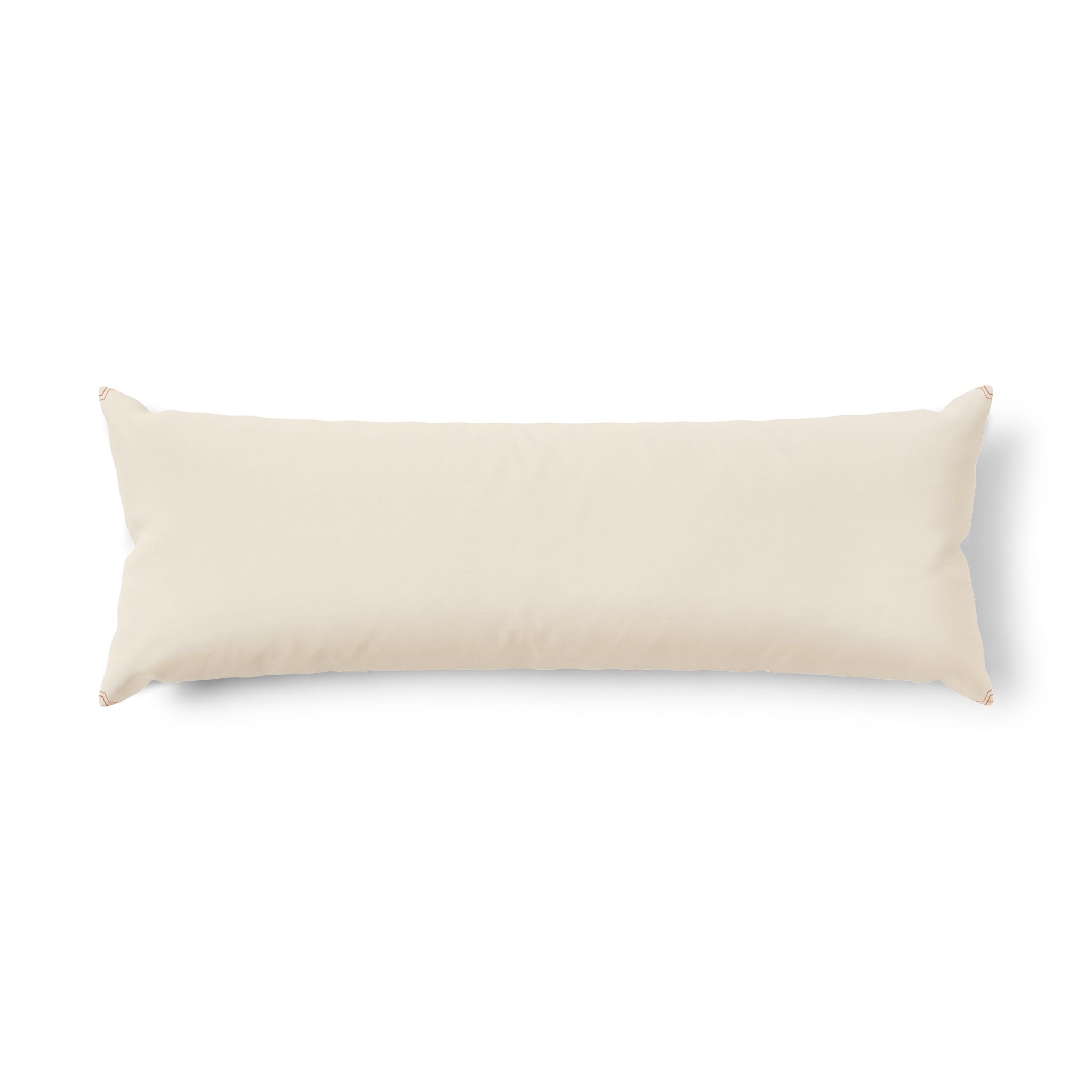 Thin Minimal Border Frame Body Pillow – Clean Line Long Pillow for Bed & Couch