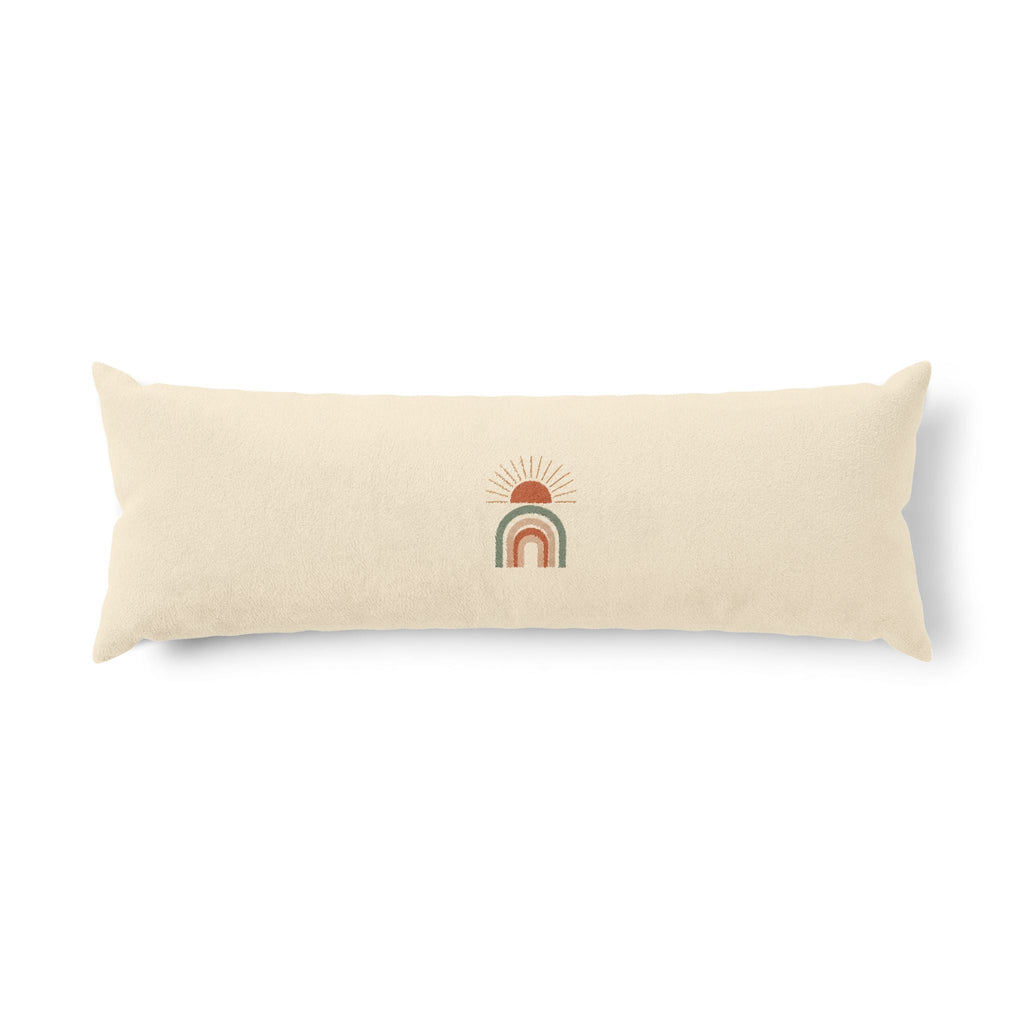 Sparse Geometric Accent Body Pillow – Minimalist Shape & Line Long Pillow