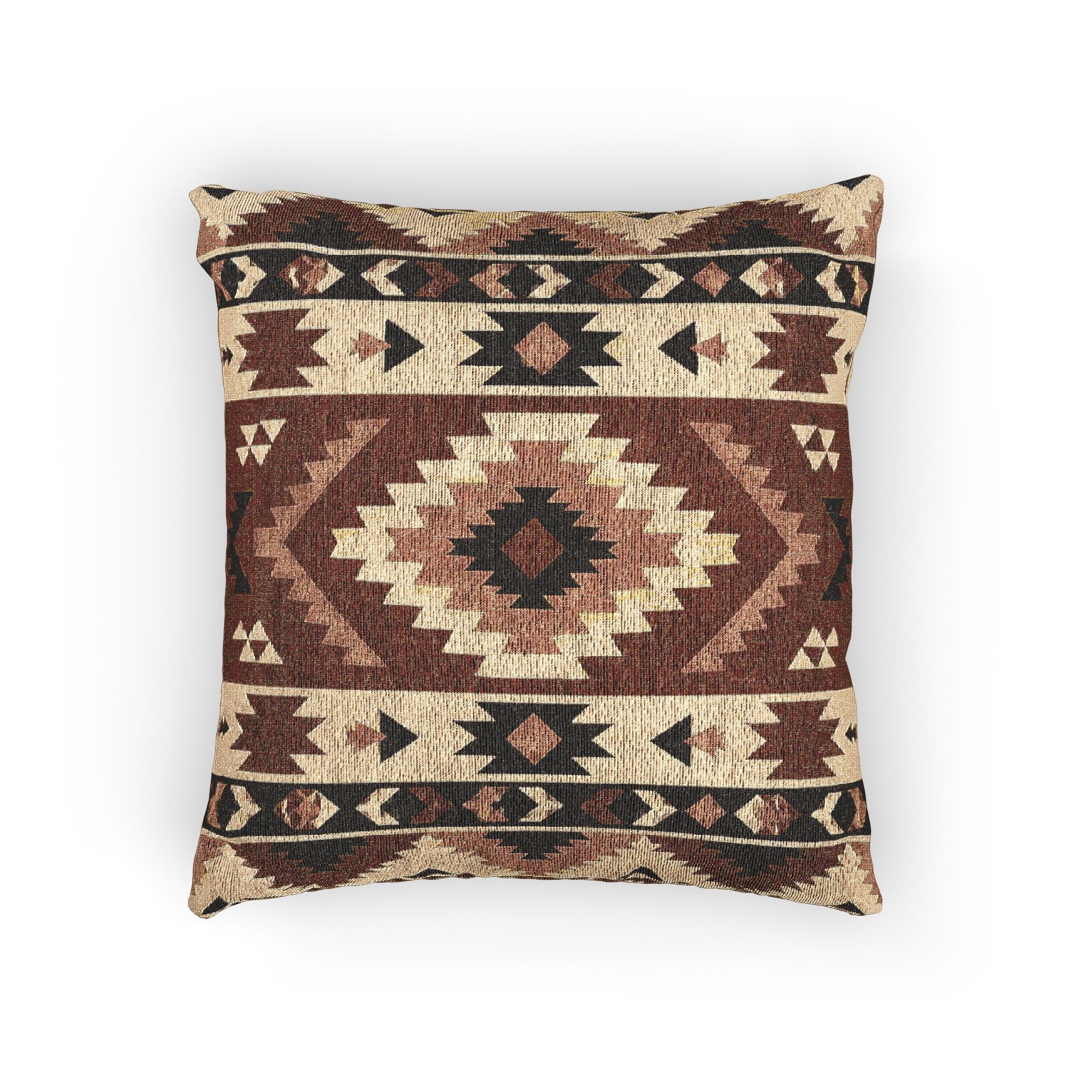 Aztec Southwestern Woven Throw Pillow