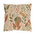Botanical Line Art Outdoor Throw Pillow – Minimalist Nature Accent Cushion