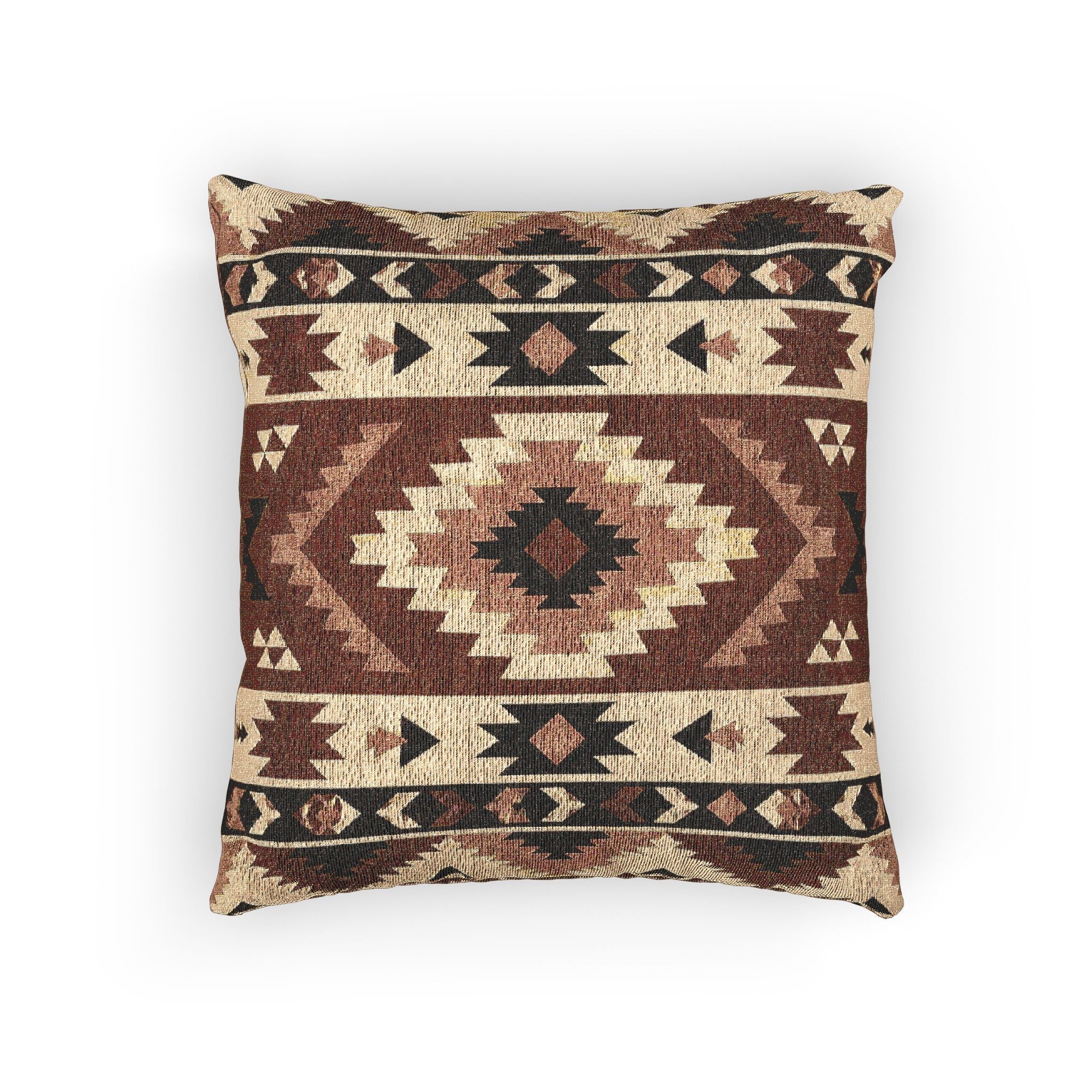 Aztec Southwestern Woven Throw Pillow