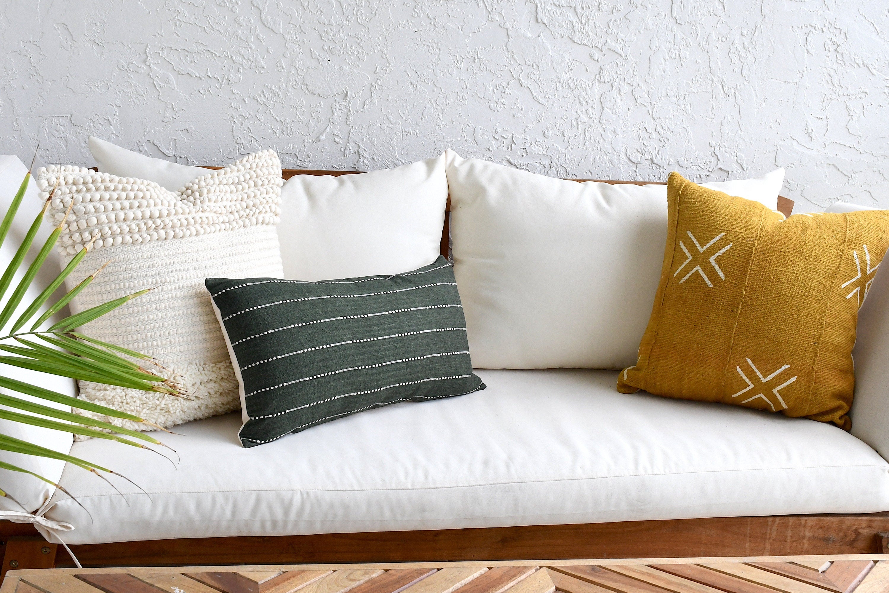 Tufted Throw Pillow, Decorative Cotton Cream Textured-handmade-handwoven, Tuft Pillow Cushion Cover, Boho Cover, Beige Pillow Case