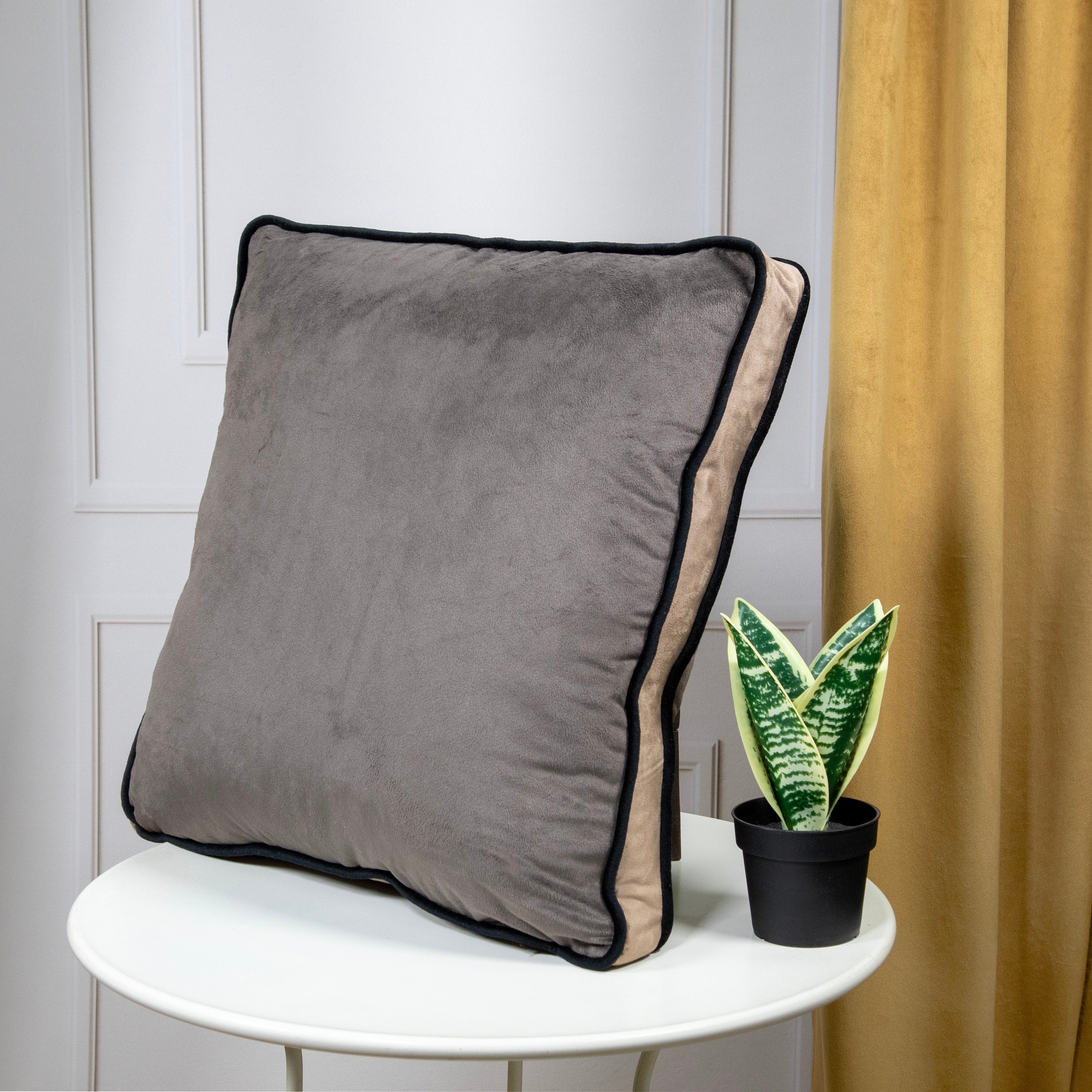 Velvet Pillow Cover: Double Piping, Luxe Home Decor