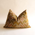 Handmade Ikat Pillow Cover – Cotton Linen Textured Fabric